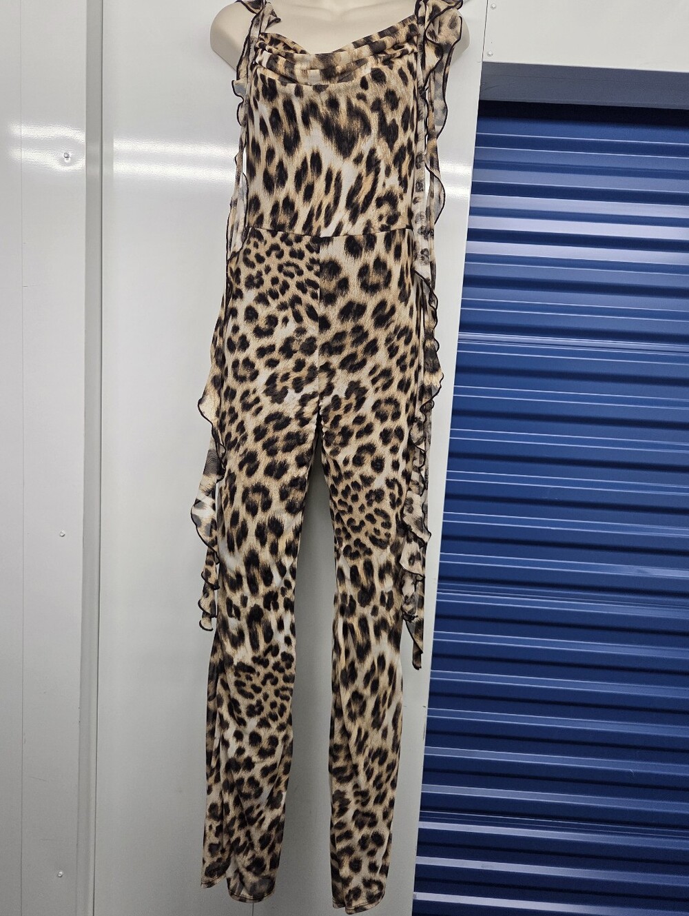 Leopard Print Jumpsuit - Picture 4 of 5